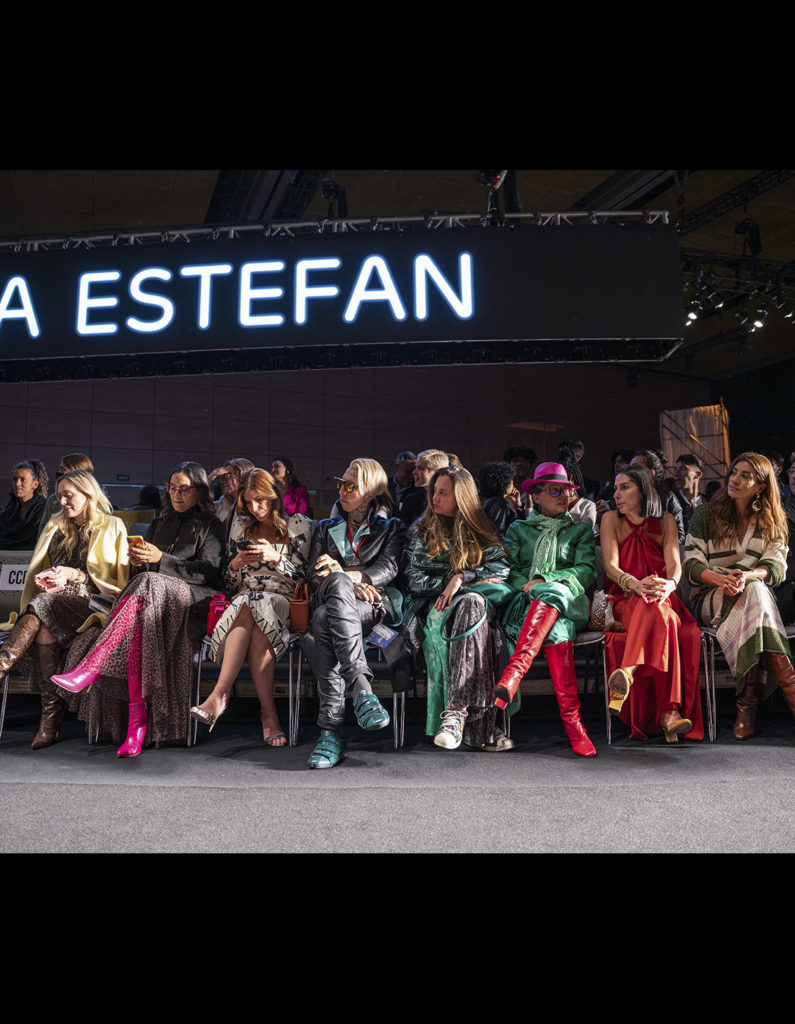 Bold colours trending front row at Bogotá Fashion Week 2022.