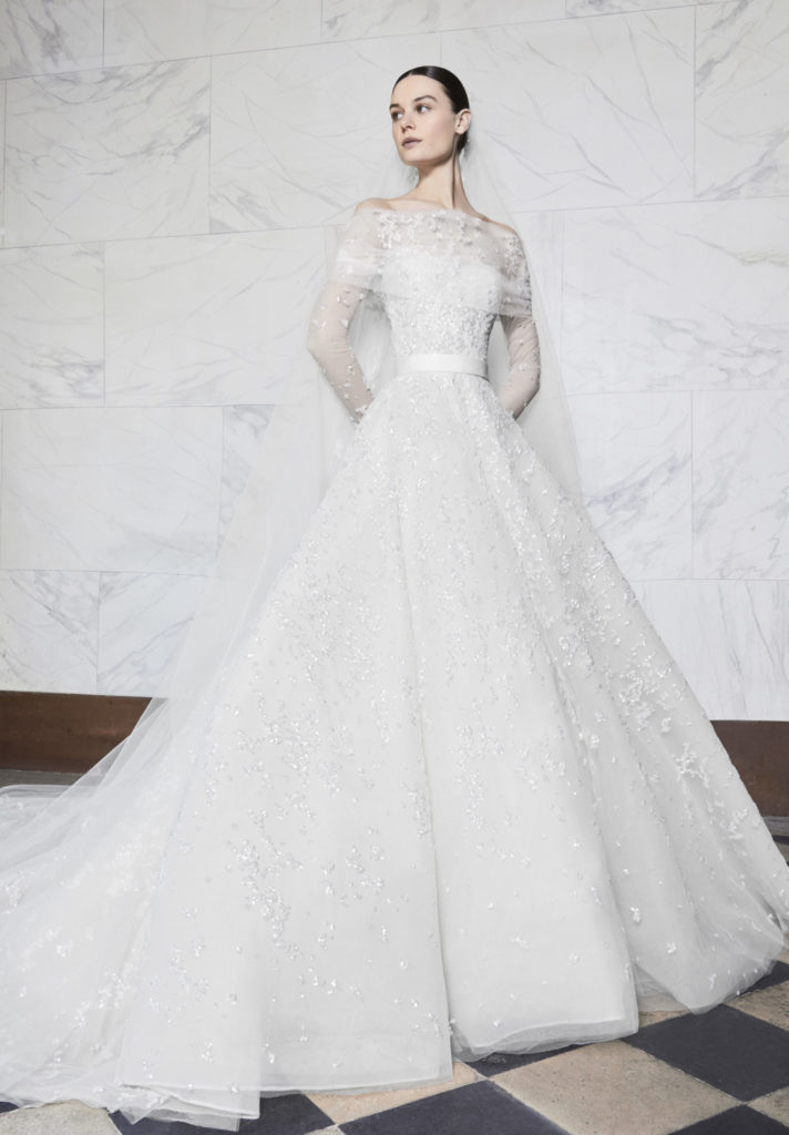 Elie Saab for Pronovias 'Casandra' Ivory Silk Wedding Dress – Nearly  Newlywed